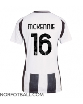 Billige Fotballdrakt Juventus Weston McKennie #16 Replika Hjemmedrakt Dame 2024-25 Kortermet